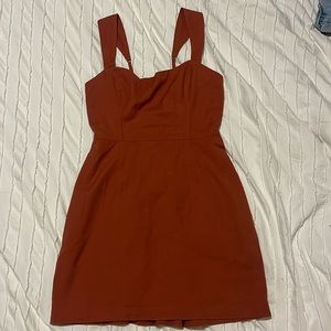 abercrombie brown mini dress